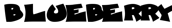 Blueberry Foxhound font preview